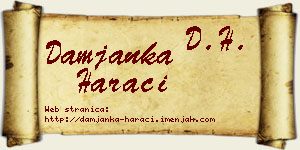 Damjanka Harači vizit kartica